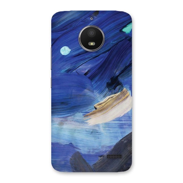 Paint Brush Strokes Back Case for Moto E4