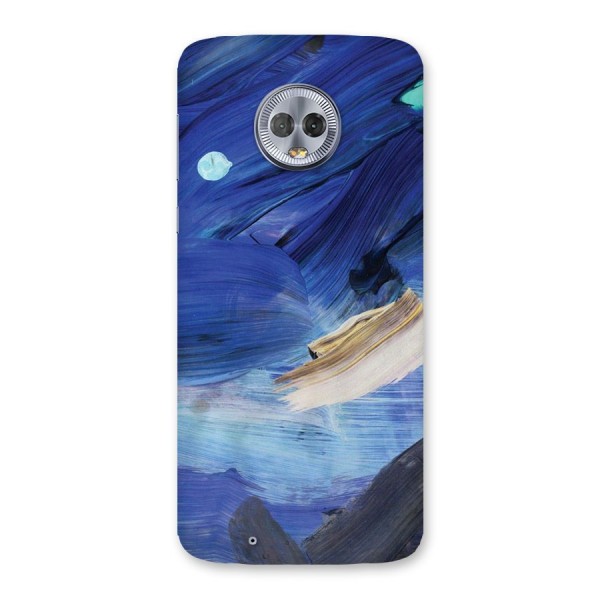 Paint Brush Strokes Back Case for Moto G6