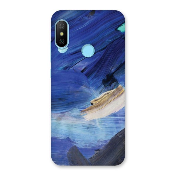 Paint Brush Strokes Back Case for Redmi 6 Pro