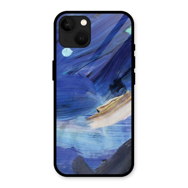 Paint Brush Strokes Glass Back Case for iPhone 13