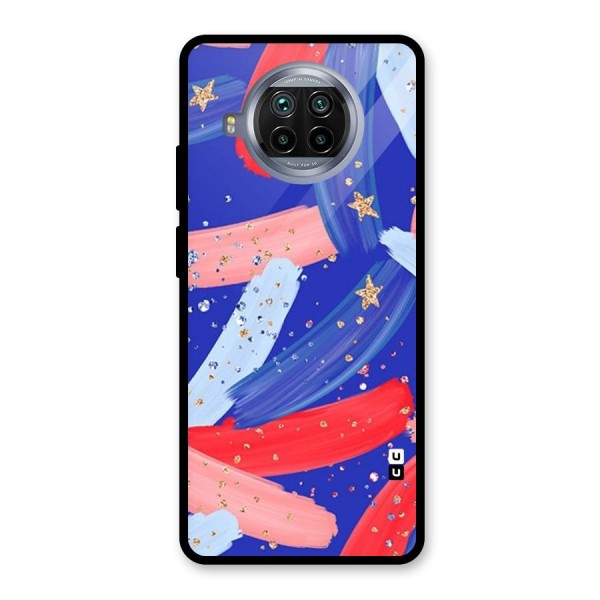 Paint Stars Glass Back Case for Mi 10i