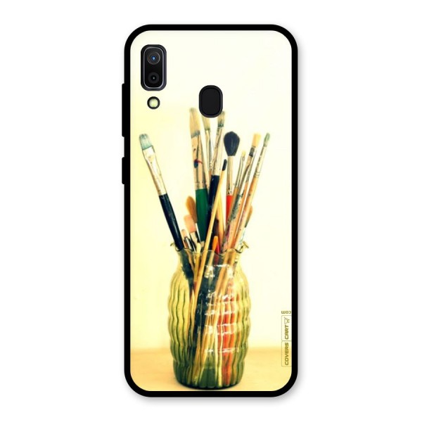 Paint Vass Glass Back Case for Galaxy A30