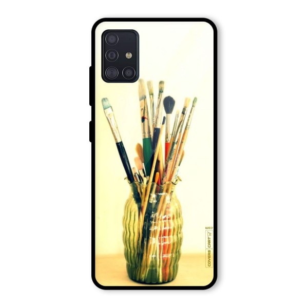 Paint Vass Glass Back Case for Galaxy A51