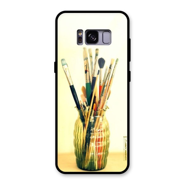 Paint Vass Glass Back Case for Galaxy S8