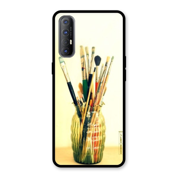 Paint Vass Glass Back Case for Oppo Reno3 Pro