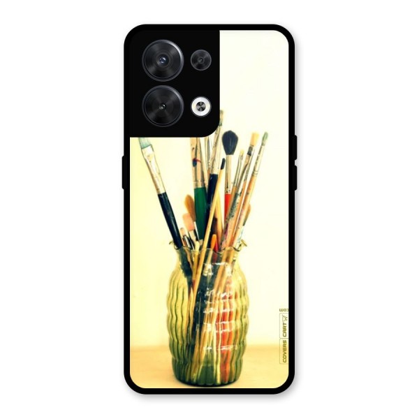 Paint Vass Glass Back Case for Oppo Reno8 5G