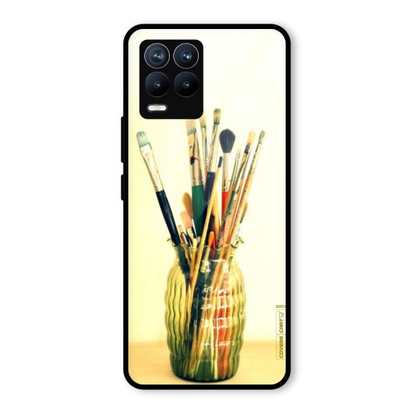 Paint Vass Glass Back Case for Realme 8 Pro