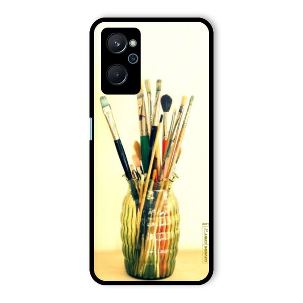 Paint Vass Glass Back Case for Realme 9i