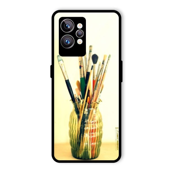 Paint Vass Glass Back Case for Realme GT2 Pro