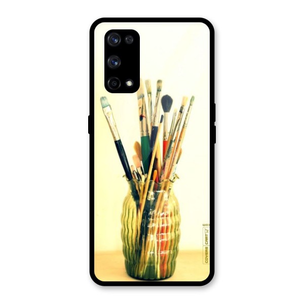 Paint Vass Glass Back Case for Realme X7 Pro