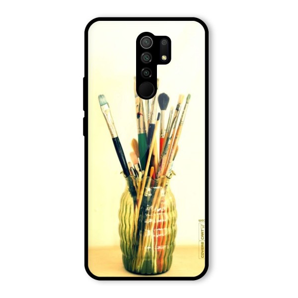 Paint Vass Glass Back Case for Redmi 9 Prime