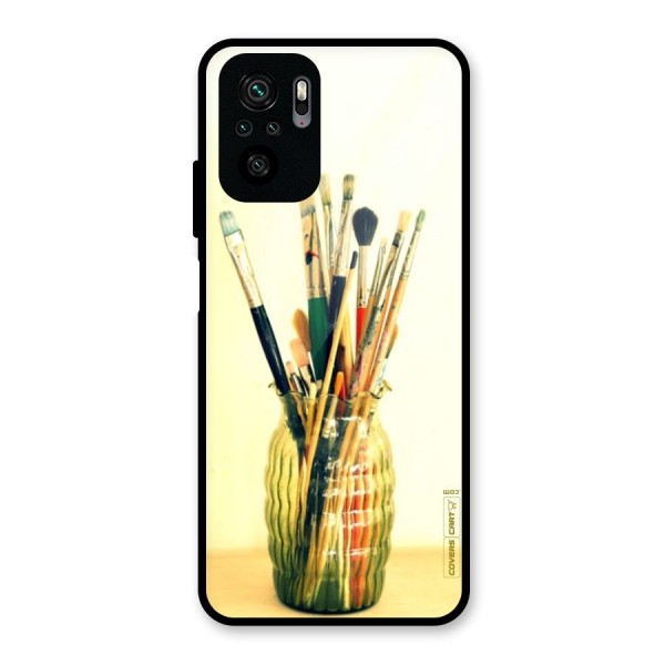 Paint Vass Glass Back Case for Redmi Note 10