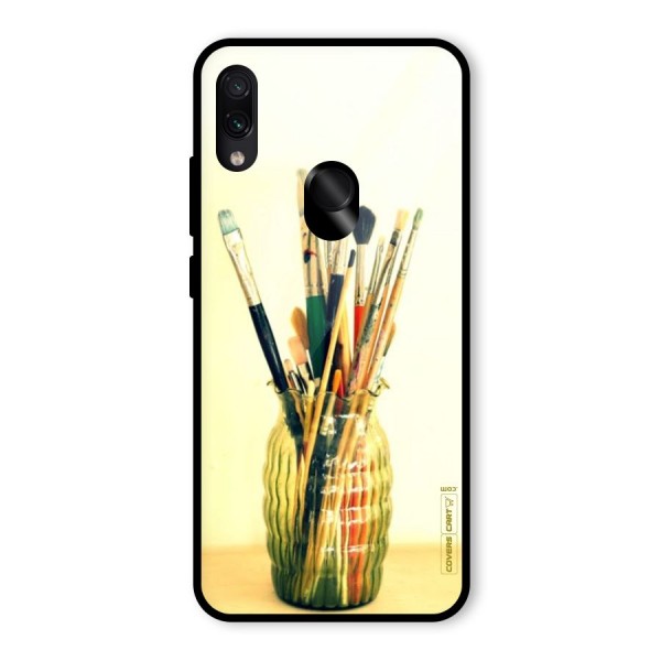 Paint Vass Glass Back Case for Redmi Note 7