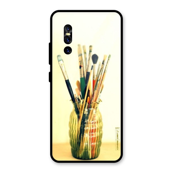 Paint Vass Glass Back Case for Vivo V15 Pro