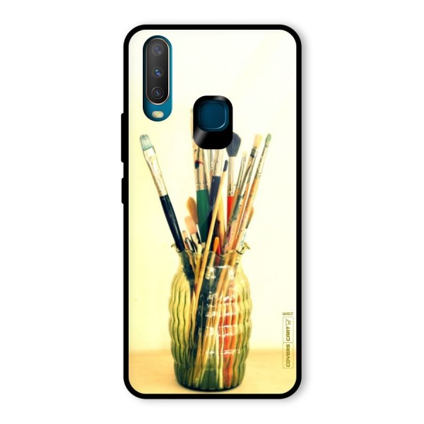 Paint Vass Glass Back Case for Vivo Y12