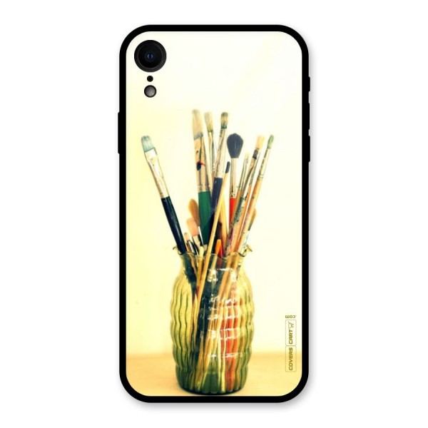 Paint Vass Glass Back Case for XR