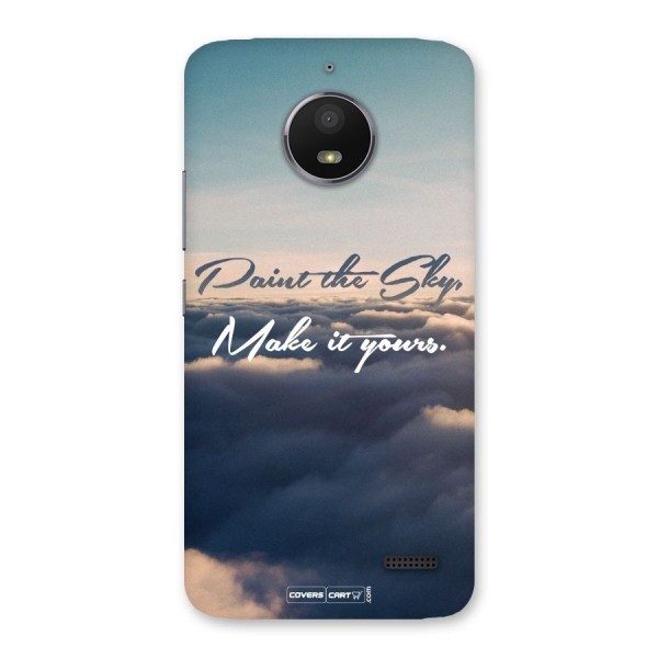 Paint the Sky Back Case for Moto E4