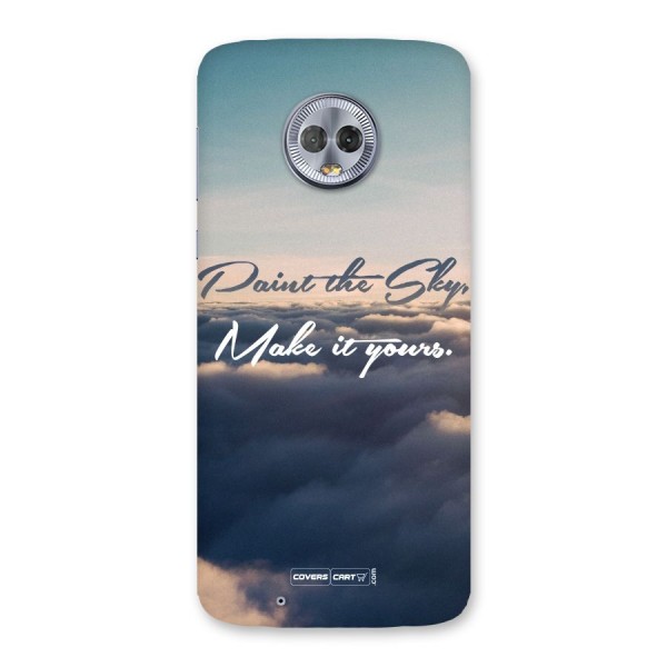 Paint the Sky Back Case for Moto G6