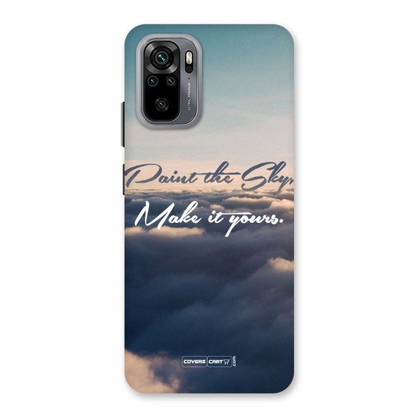 Paint the Sky Back Case for Redmi Note 10