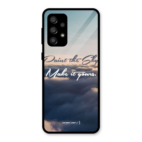 Paint the Sky Glass Back Case for Galaxy A32