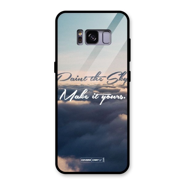 Paint the Sky Glass Back Case for Galaxy S8