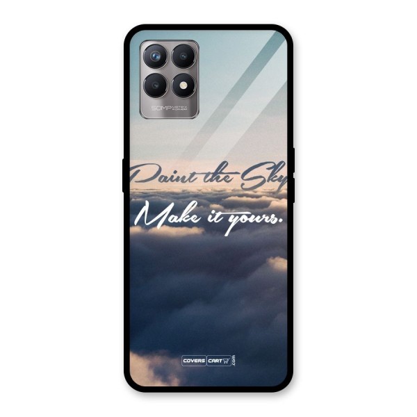 Paint the Sky Glass Back Case for Realme 8i