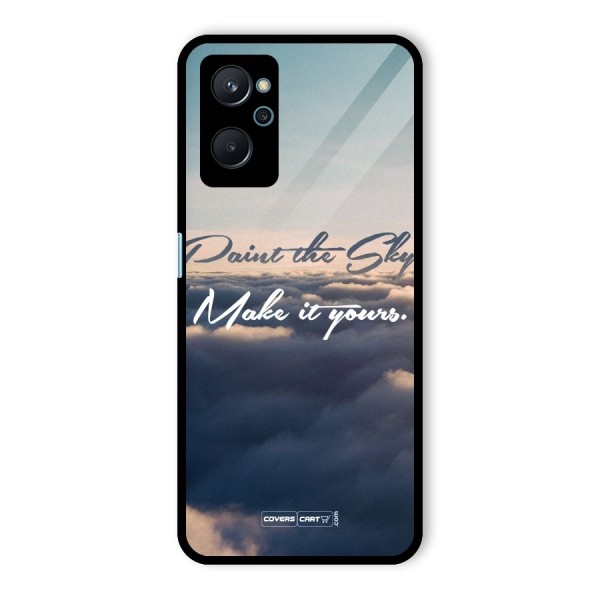 Paint the Sky Glass Back Case for Realme 9i