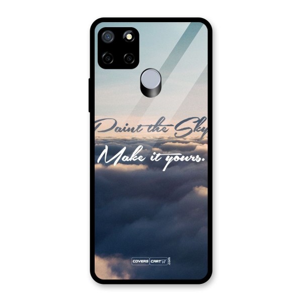 Paint the Sky Glass Back Case for Realme C15