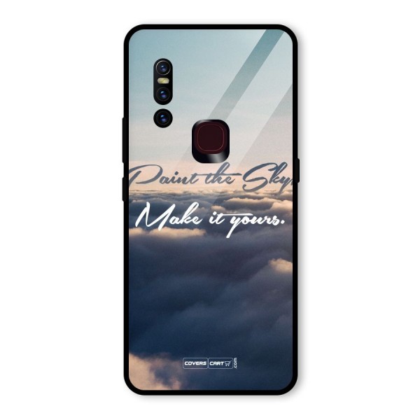 Paint the Sky Glass Back Case for Vivo V15