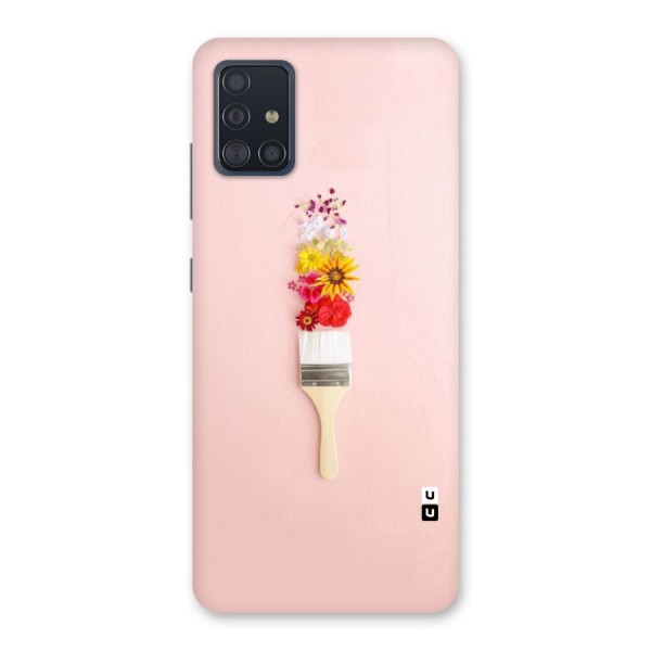 Painted Flowers Back Case for Galaxy A51