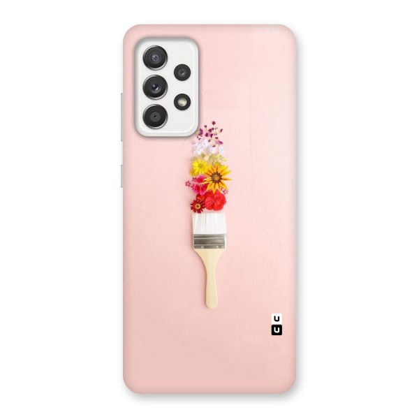 Painted Flowers Back Case for Galaxy A52