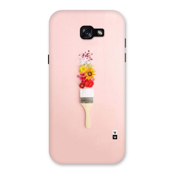 Painted Flowers Back Case for Galaxy A7 (2017)