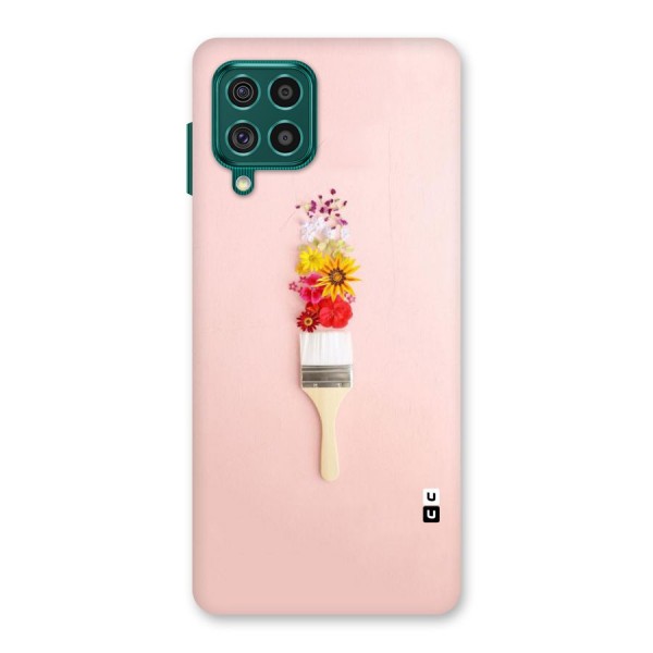 Painted Flowers Back Case for Galaxy F62