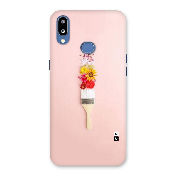 Painted Flowers Back Case for Galaxy M01s