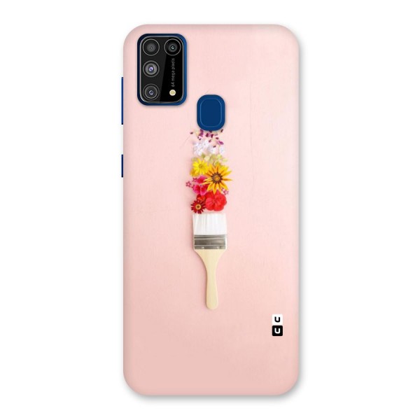 Painted Flowers Back Case for Galaxy M31