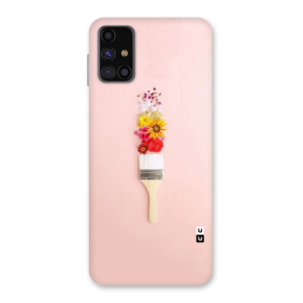 Painted Flowers Back Case for Galaxy M31s