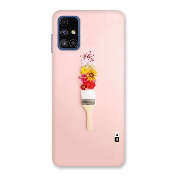 Painted Flowers Back Case for Galaxy M51