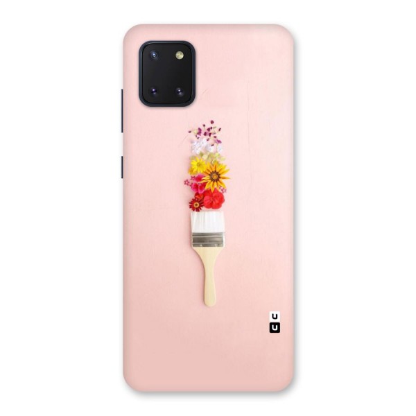 Painted Flowers Back Case for Galaxy Note 10 Lite