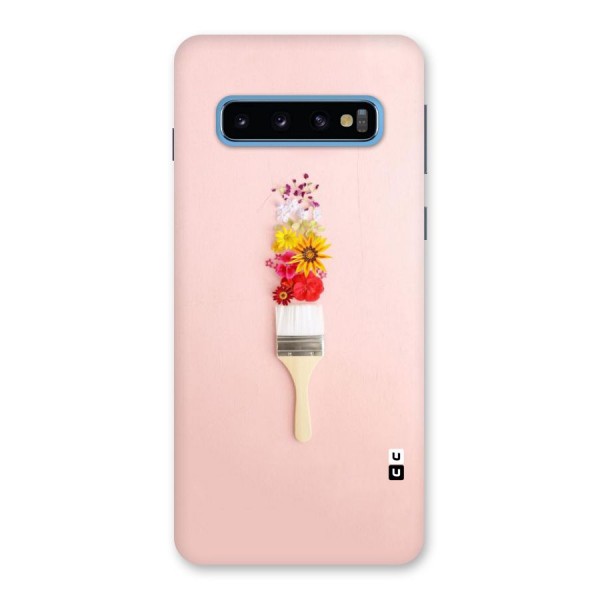 Painted Flowers Back Case for Galaxy S10