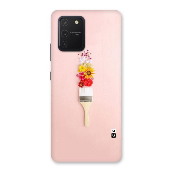 Painted Flowers Back Case for Galaxy S10 Lite