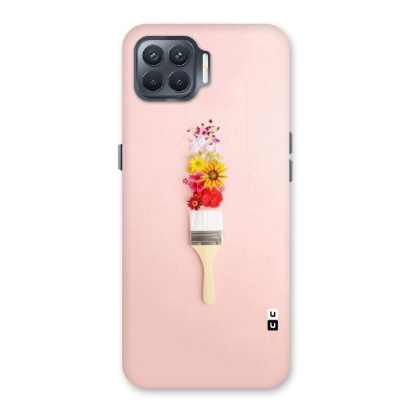 Painted Flowers Back Case for Oppo F17 Pro