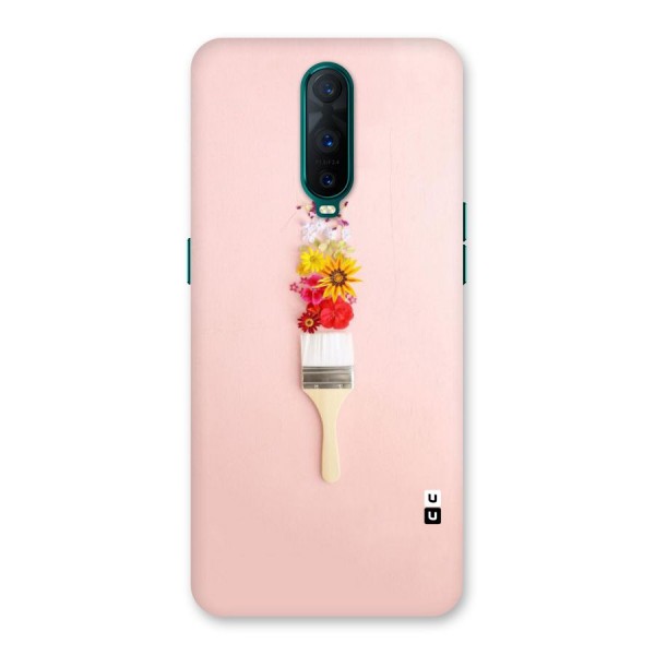 Painted Flowers Back Case for Oppo R17 Pro