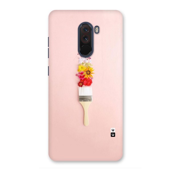 Painted Flowers Back Case for Poco F1