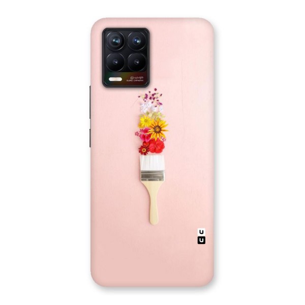 Painted Flowers Back Case for Realme 8