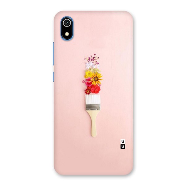 Painted Flowers Back Case for Redmi 7A