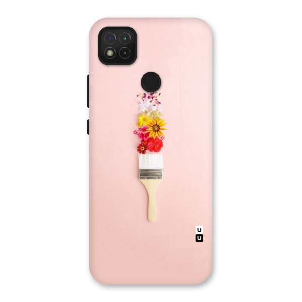 Painted Flowers Back Case for Redmi 9C