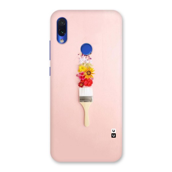 Painted Flowers Back Case for Redmi Note 7