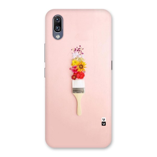 Painted Flowers Back Case for Vivo NEX