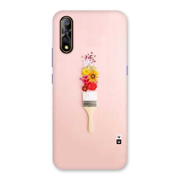 Painted Flowers Back Case for Vivo S1