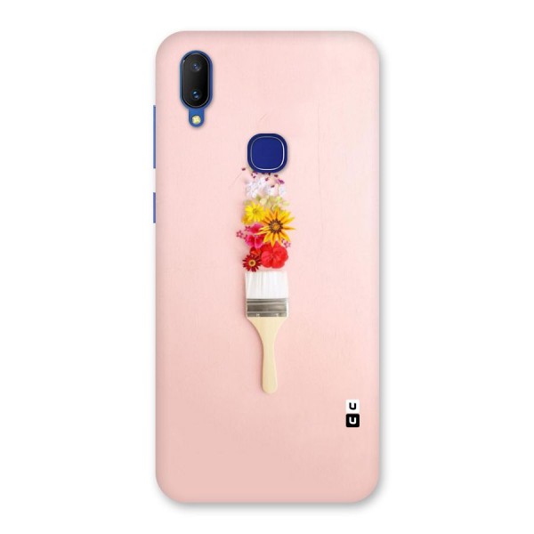 Painted Flowers Back Case for Vivo V11